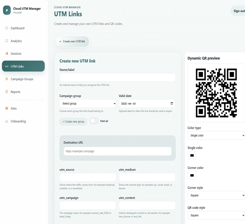 UTM manager Cloud